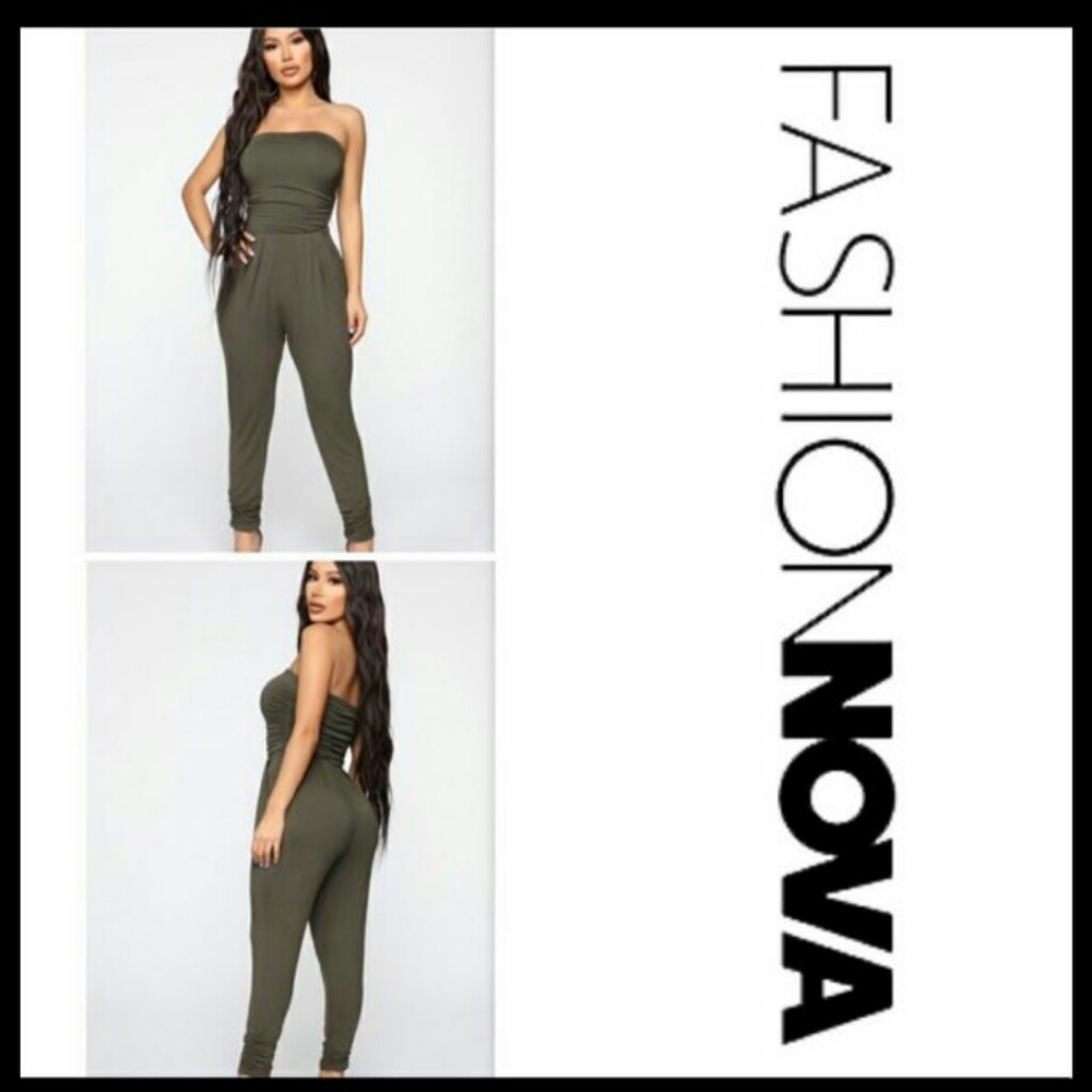 'Isabelle' tube jumpsuit
